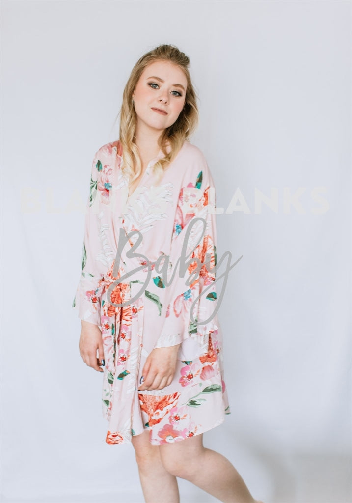 Floral Cotton Ruffle Robe - Digital Download Image 12 Robes