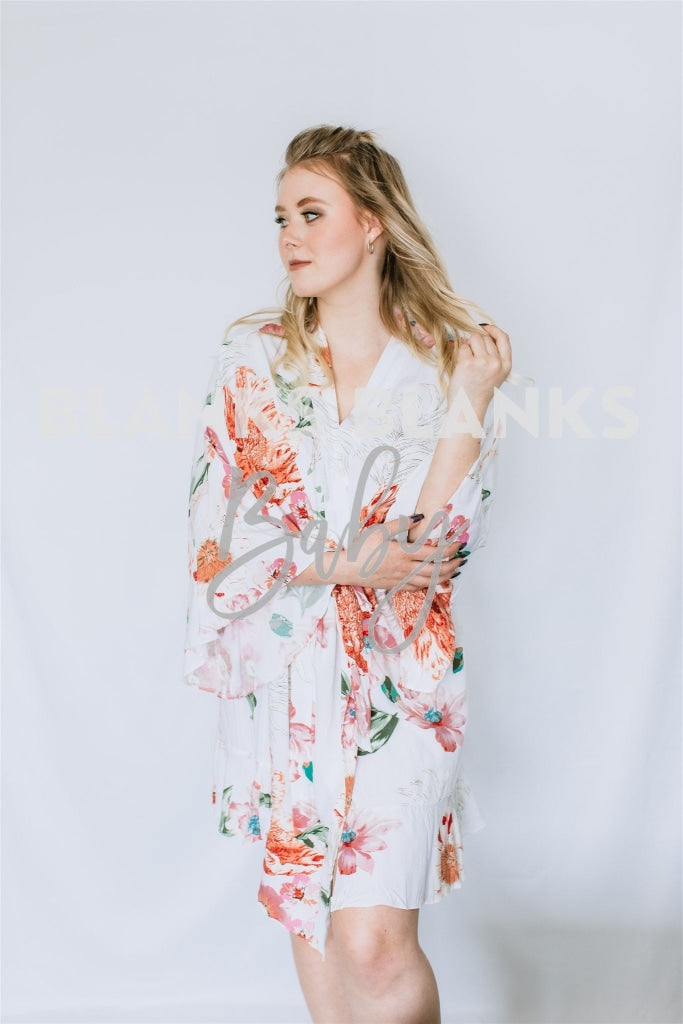 Floral Cotton Ruffle Robe - Digital Download Image 14 Robes