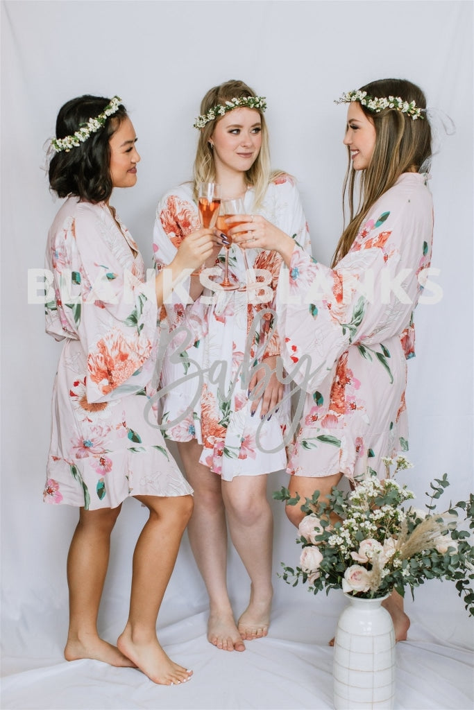 Floral Cotton Ruffle Robe - Digital Download Image 5 Robes