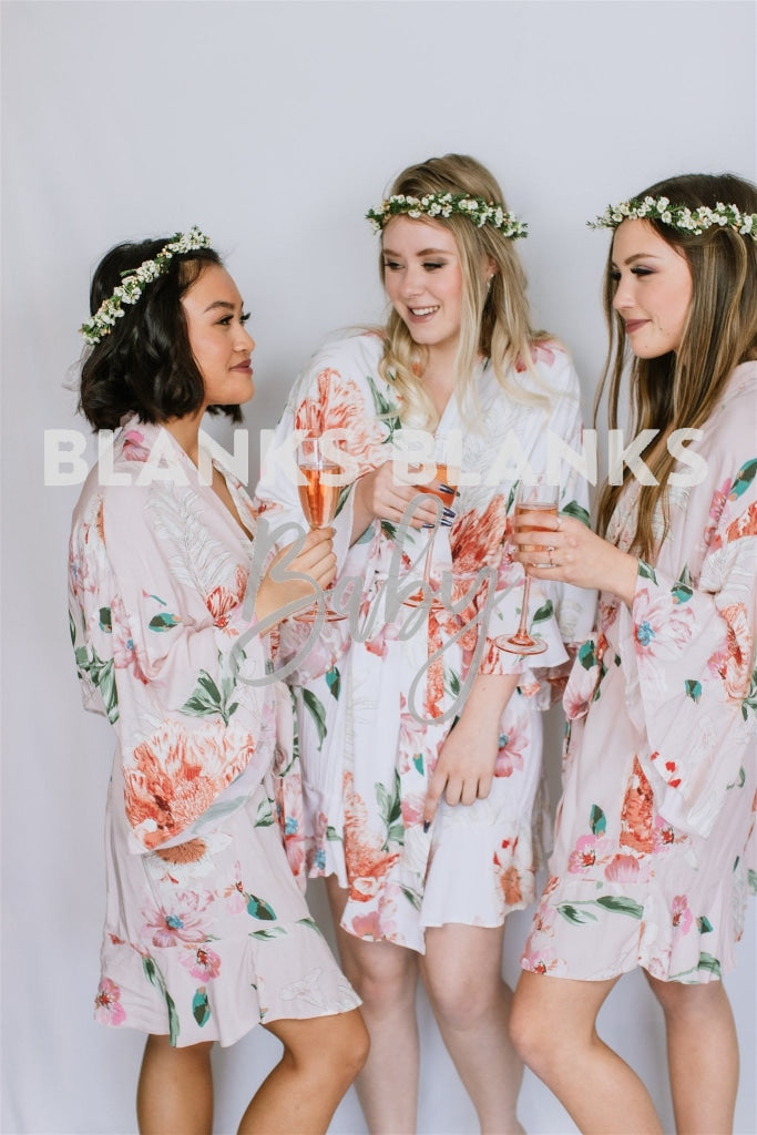 Floral Cotton Ruffle Robe - Digital Download Image 8 Robes