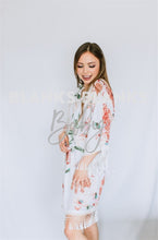 Load image into Gallery viewer, Fringe Floral Robes - Bi-Weekly Buy-In White / Kids 4
