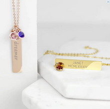Load image into Gallery viewer, Mama Birthstone Necklaces - IN STOCK
