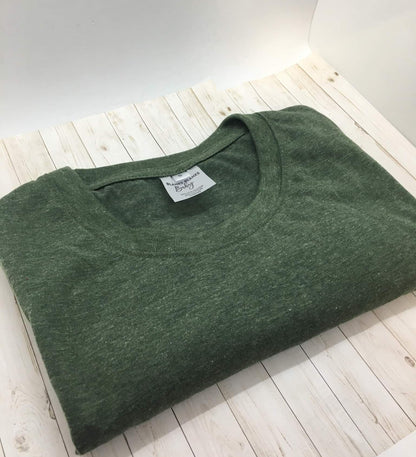 O-Neck Tees Heathered Colours 80/20 Polyester Cotton Blend