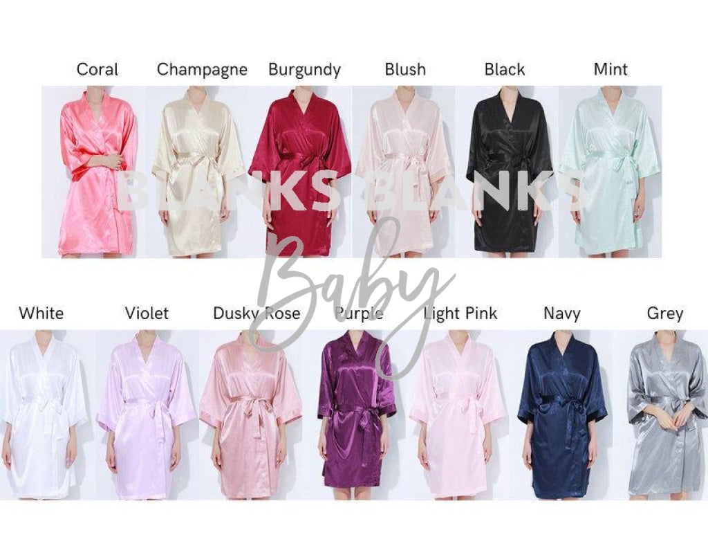 Satin Plain Robes - Bi-Weekly Buy-In