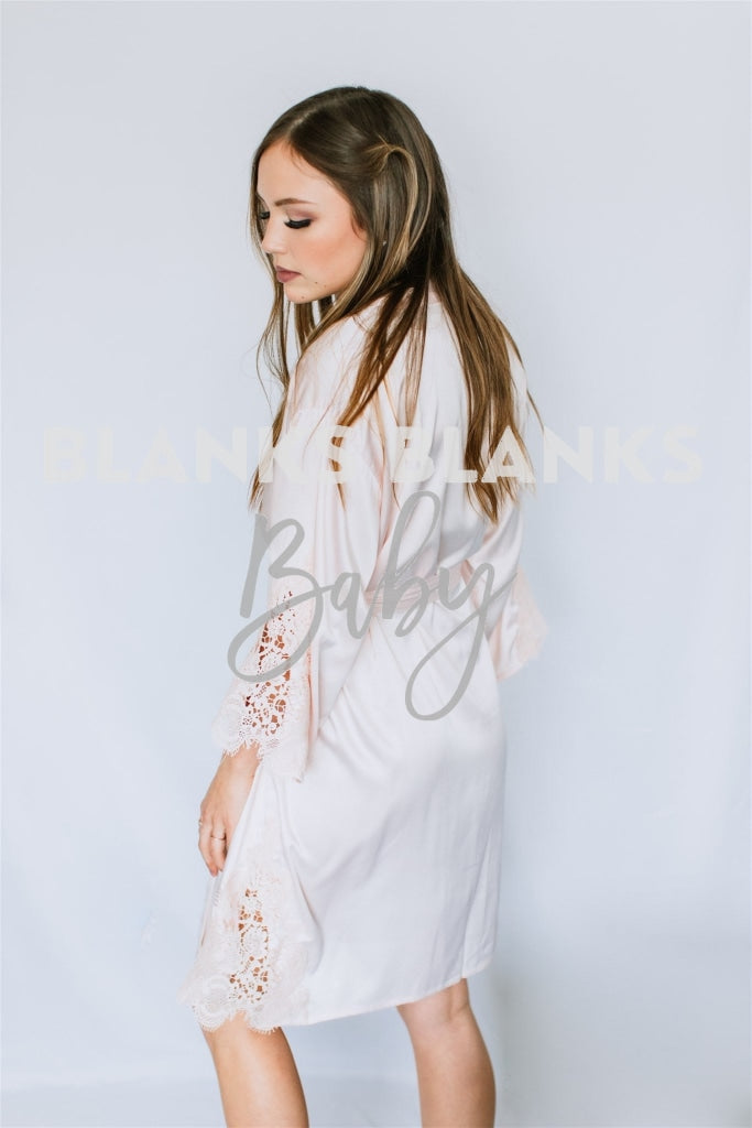 Triangle Lace Brushed Satin Robe - Digital Download Image 6