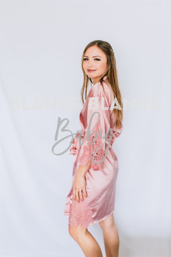 Triangle Lace Brushed Satin Robe - Digital Download Image 8