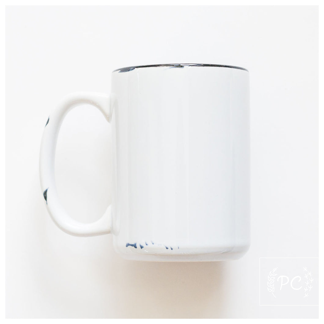 Rustic Worn Sublimation Mug - IN STOCK